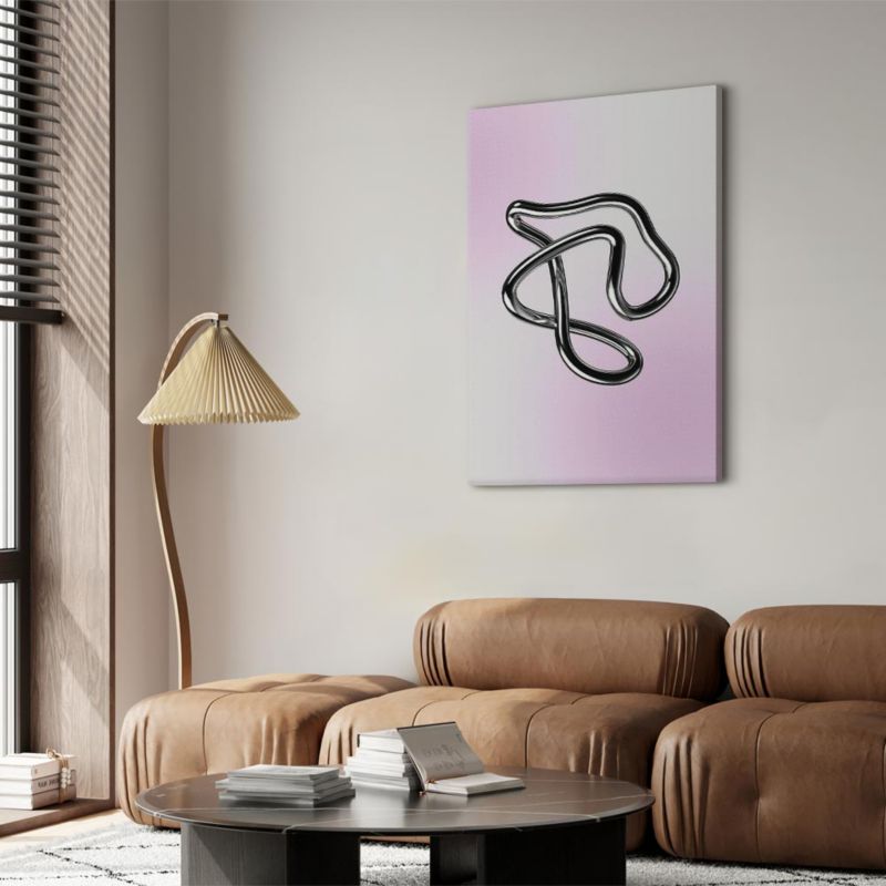 Obraz Artgeist Srebrne Zawiłości 20 x 30 cm płótno włoskie 1 szt