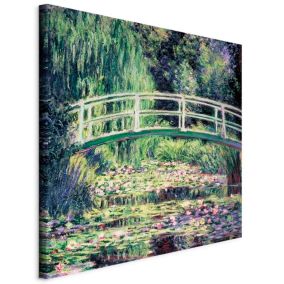 Obraz Artgeist Staw z nenufarami 40 x 40 cm płótno włoskie 1 szt