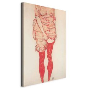 Obraz Artgeist Stehende Frau 60 x 90 cm płótno włoskie 1 szt