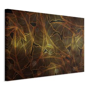 Obraz Artgeist Taniec złotych liści 90 x 60 cm flizelina 1 szt
