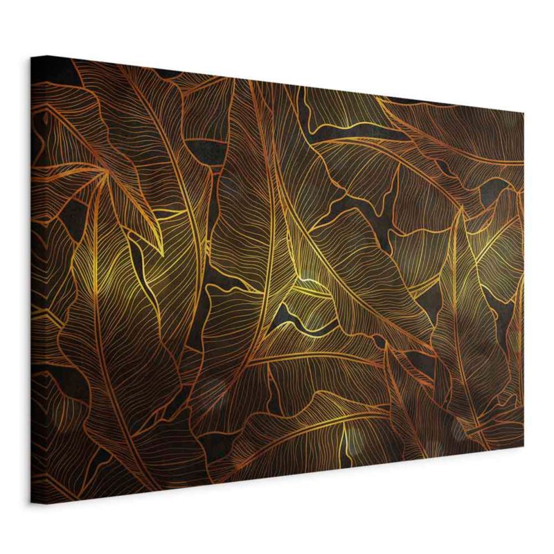 Obraz Artgeist Taniec złotych liści 90 x 60 cm płótno włoskie 1 szt