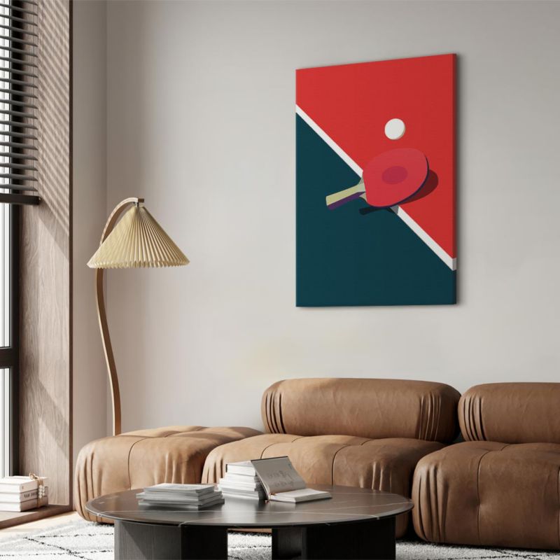 Obraz Artgeist Tenis stołowy 60 x 30 cm płótno włoskie 1 szt