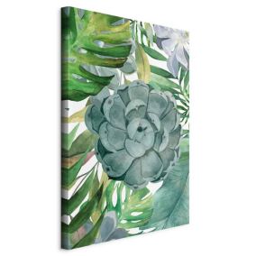 Obraz Artgeist Tropikalna flora 80 x 120 cm płótno włoskie 1 szt