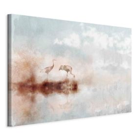 Obraz Artgeist Żurawie o poranku 120 x 80 cm płótno włoskie 1 szt