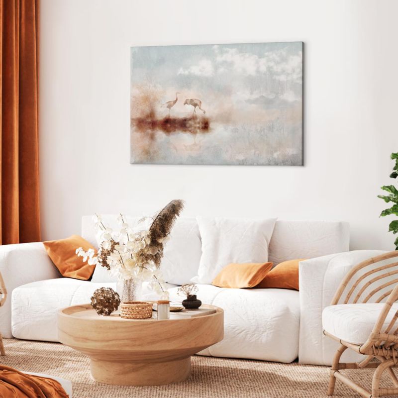 Obraz Artgeist Żurawie o poranku 120 x 80 cm płótno włoskie 1 szt