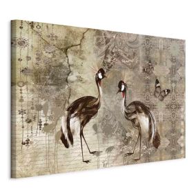 Obraz Artgeist Żurawie retro 60 x 40 cm płótno włoskie 1 szt