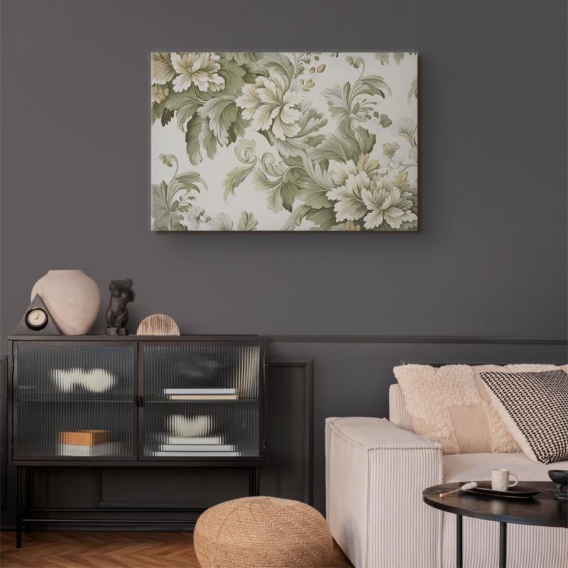 Obraz Artgeist Vintage kwiaty 60 x 40 cm płótno włoskie 1 szt