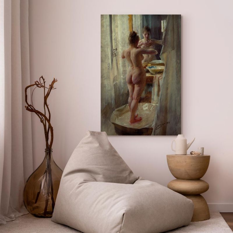 Obraz Artgeist W wannie 80 x 120 cm flizelina 1 szt