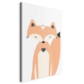 Obraz Artgeist Wesoły lisek 20 x 30 cm płótno włoskie 1 szt