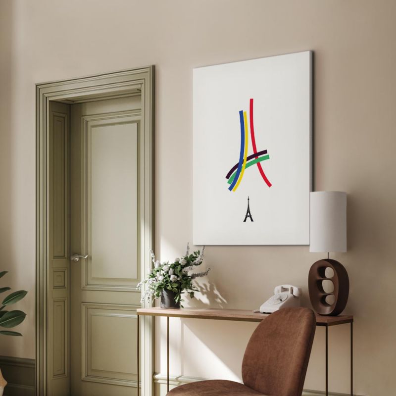 Obraz Artgeist Wieża Eiffla 20 x 30 cm płótno włoskie 1 szt