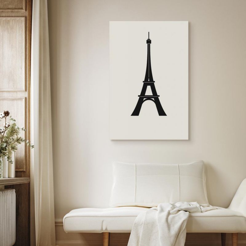 Obraz Artgeist Wieża Eiffla 40 x 60 cm płótno włoskie 1 szt
