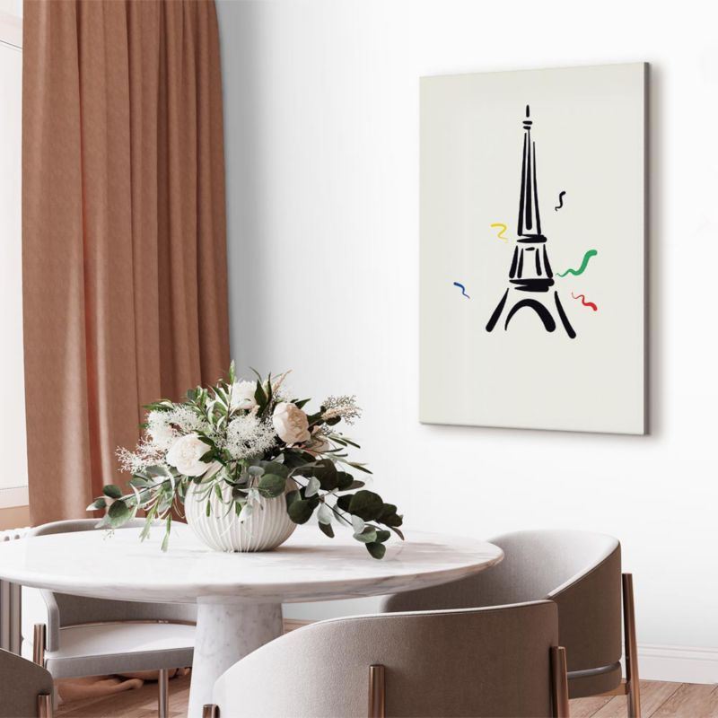 Obraz Artgeist Wieża Eiffla 40 x 60 cm płótno włoskie 1 szt
