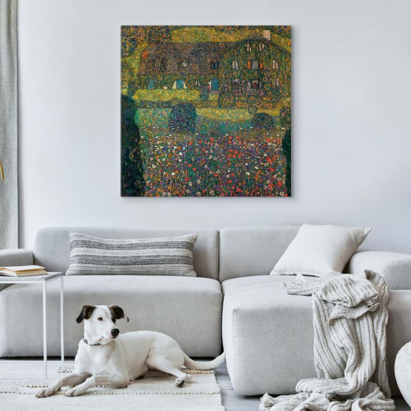 Obraz Artgeist Wiejski dom 40 x 40 cm płótno włoskie 1 szt