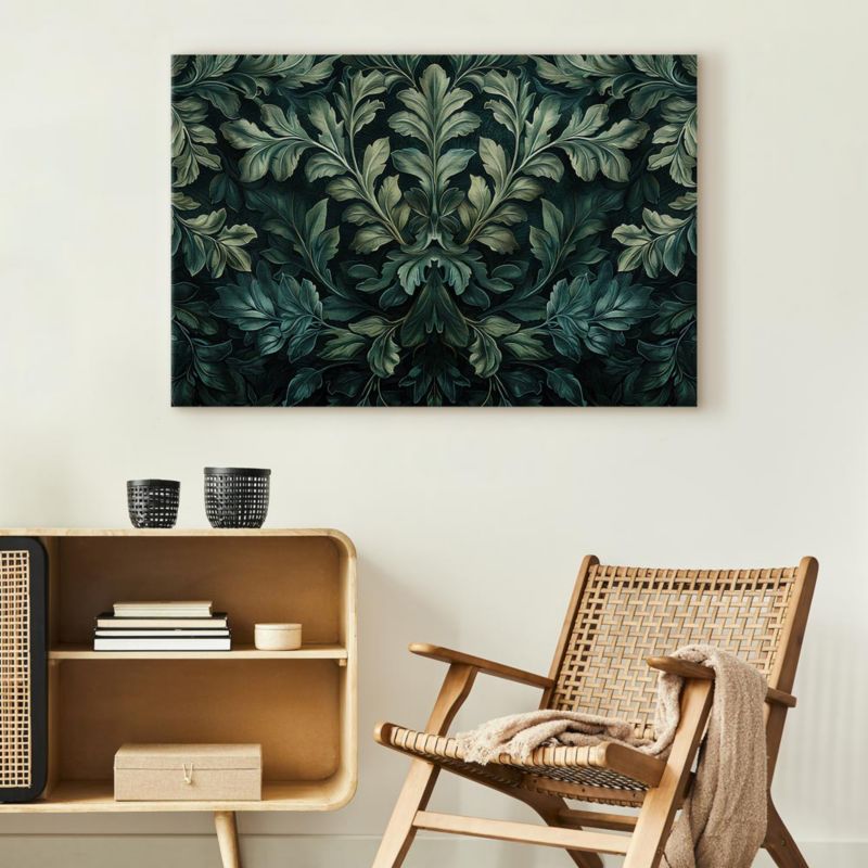 Obraz Artgeist Wiktoriańskie liście 60 x 40 cm flizelina 1 szt