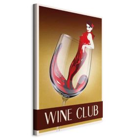 Obraz Artgeist Wine Club 20 x 30 cm płótno włoskie 1 szt