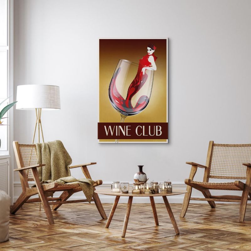 Obraz Artgeist Wine Club 20 x 30 cm płótno włoskie 1 szt