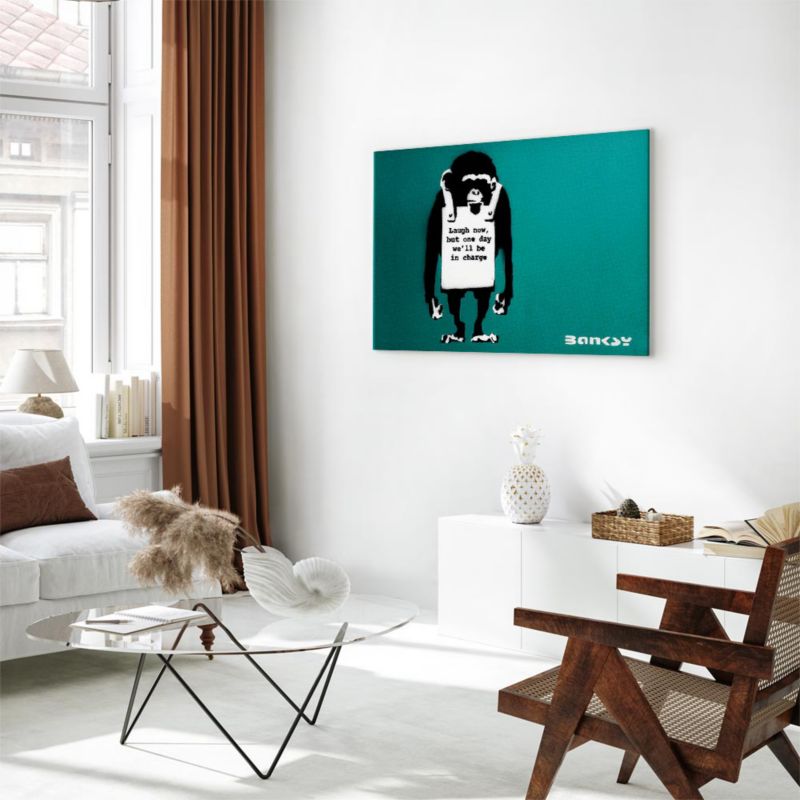 Obraz Artgeist Zła małpa 120 x 80 cm flizelina 1 szt