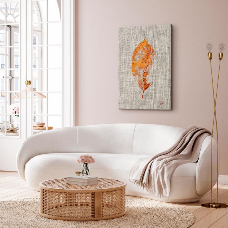 Obraz Artgeist Złota flora 20 x 30 cm płótno włoskie 1 szt