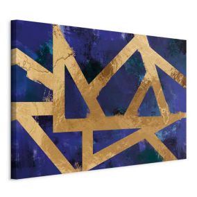 Obraz Artgeist Złota geometria 120 x 80 cm płótno włoskie 1 szt