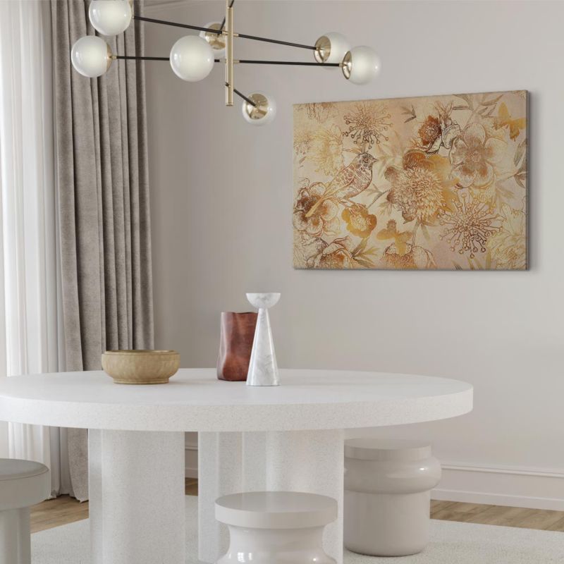 Obraz Artgeist Złota mozaika natury 120 x 80 cm flizelina 1 szt