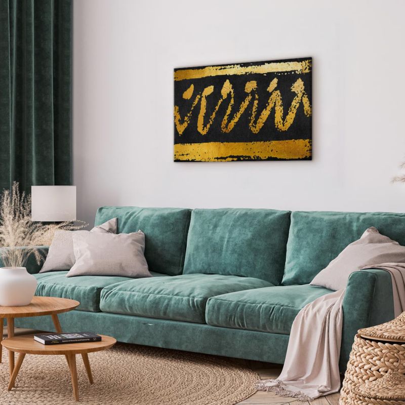 Obraz Artgeist Złota pieczęć 30 x 20 cm płótno włoskie 1 szt