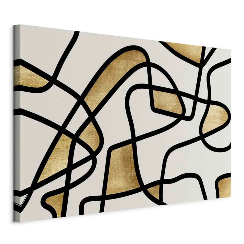 Obraz Artgeist Złota spirala 60 x 40 cm płótno włoskie 1 szt