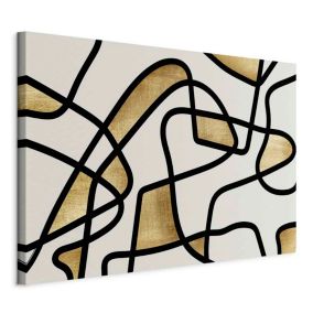 Obraz Artgeist Złota spirala 60 x 40 cm płótno włoskie 1 szt
