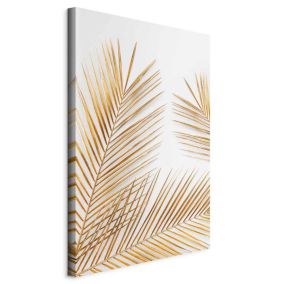 Obraz Artgeist Złote palmy 80 x 120 cm płótno włoskie 1 szt
