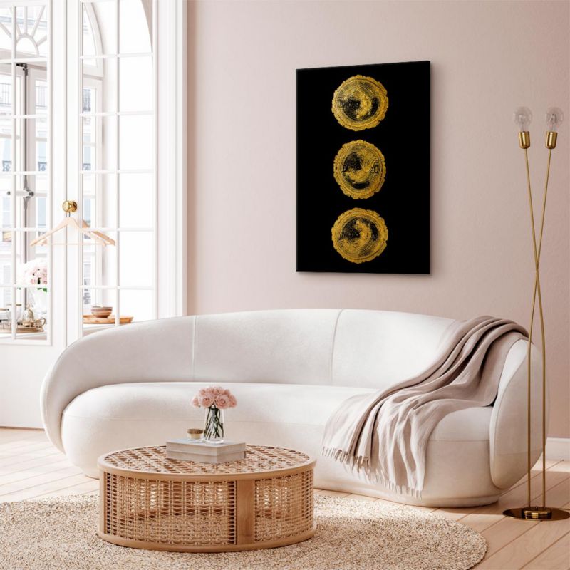 Obraz Artgeist Złote sęki 40 x 60 cm płótno włoskie 1 szt
