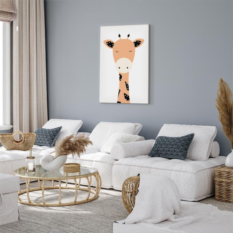 Obraz Artgeist Zabawna żyrafa 40 x 60 cm flizelina 1 szt