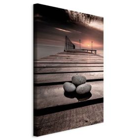 Obraz Artgeist Zachód słońca 60 x 90 cm płótno włoskie 1 szt