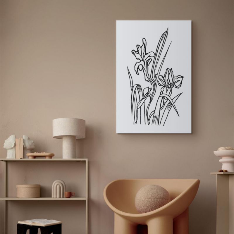 Obraz Artgeist Zakochane irysy 60 x 90 cm płótno włoskie 1 szt