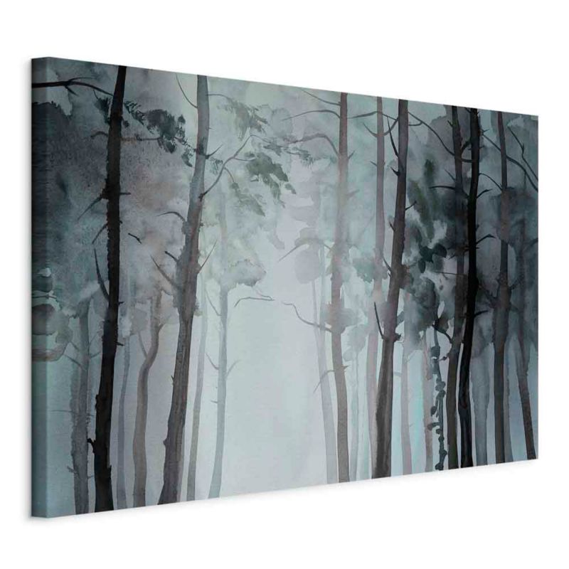 Obraz Artgeist Zamglony las 90 x 60 cm płótno włoskie 1 szt