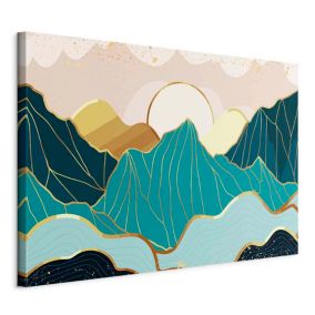 Obraz Artgeist Zielone pastwiska 60 x 40 cm płótno włoskie 1 szt