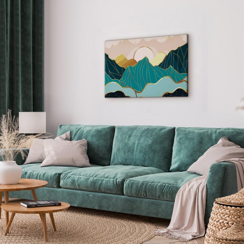 Obraz Artgeist Zielone pastwiska 60 x 40 cm płótno włoskie 1 szt