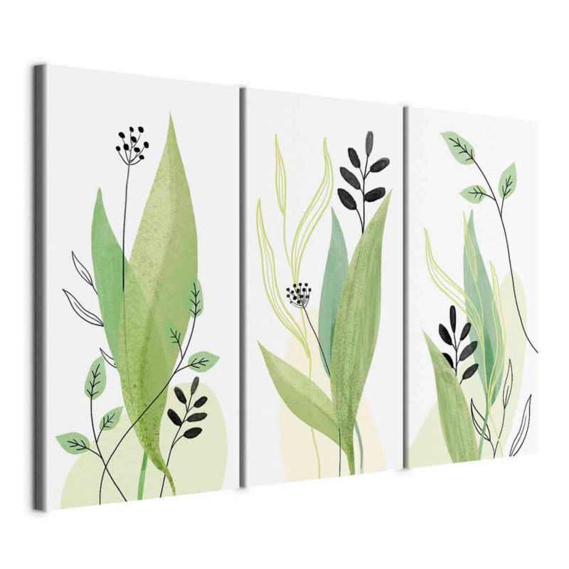 Obraz Artgeist Zielony dzień 120 x 80 cm flizelina 1 szt