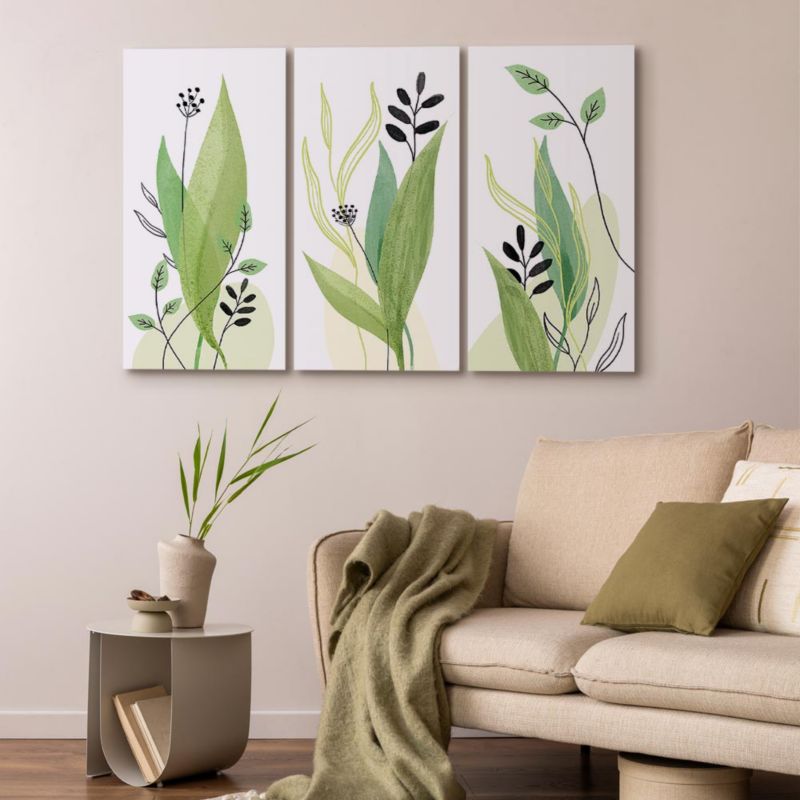Obraz Artgeist Zielony dzień 120 x 80 cm flizelina 1 szt