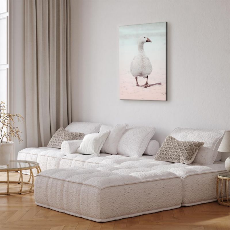 Obraz Artgeist Zimowa kaczuszka 80 x 120 cm płótno włoskie 1 szt