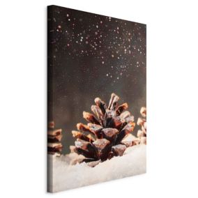 Obraz Artgeist Zimowa szyszka 20 x 30 cm flizelina 1 szt