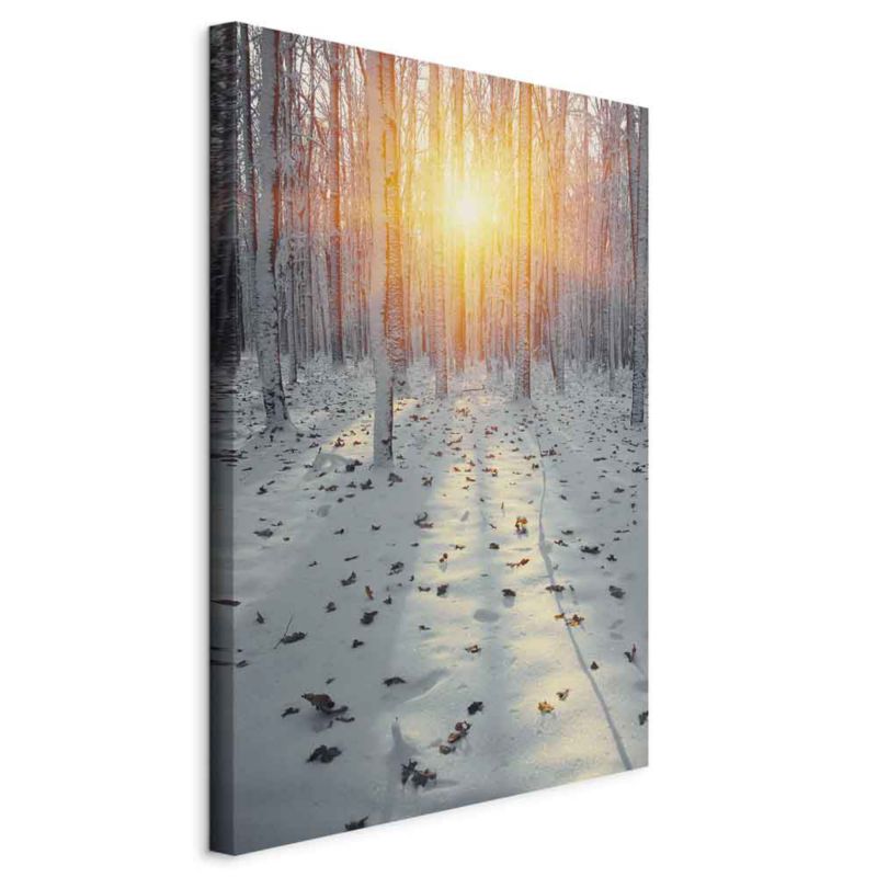 Obraz Artgeist Zimowe popołudnie 80 x 120 cm płótno włoskie 1 szt