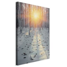 Obraz Artgeist Zimowe popołudnie 80 x 120 cm płótno włoskie 1 szt
