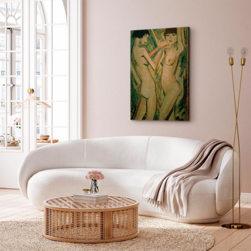 Obraz Artgeist Zwei Mädchen 60 x 90 cm flizelina 1 szt