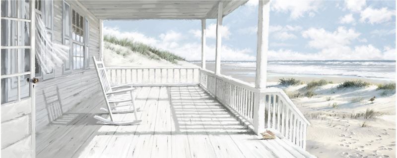 Obraz Canvas 60 x 150 cm Watercolor Taras