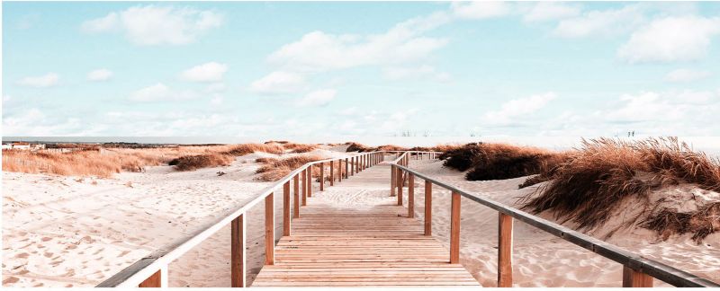 Obraz Canvas Clear Beach 60 x 150 cm