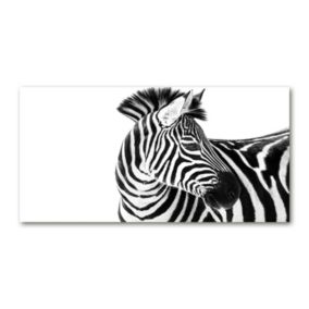 Obraz canvas Tulup Zebra w śniegu 125x50 cm 1 szt.