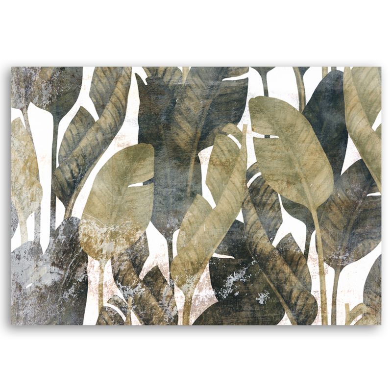 Obraz dekoracja do salonu sypialni Feeby Tropikalne Liście Bananowca 120x80cm 1szt