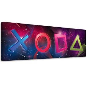 Obraz dla gracza Feeby Kontroler Abstrakcja Kolorowy 90x30cm 1szt