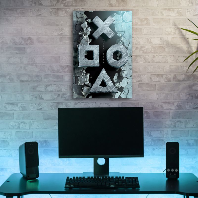 Obraz do pokoju gracza Feeby Przyciski do kontrolera 40x60cm 1szt