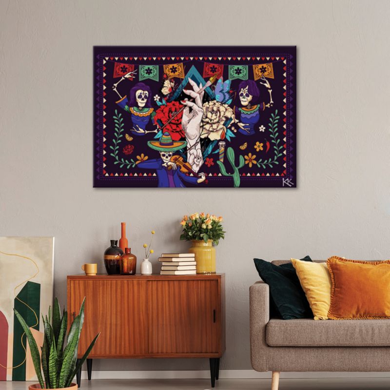 Obraz do salonu Feeby Meksykańska Abstrakcja 120x80 cm 1szt