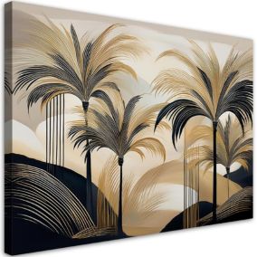 Obraz do salonu Feeby Palmy Dżungla Natura Pejzaż 100x70 cm 1szt